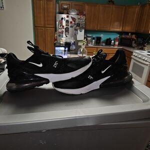 Nike Black and White Athletic Shoes with Modern Design